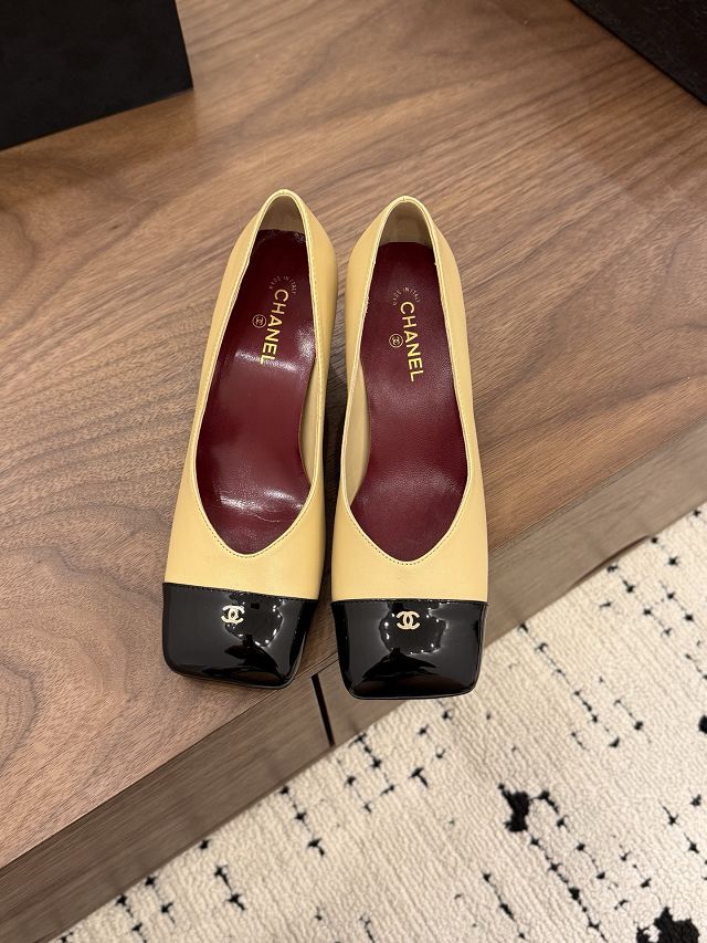 CC original lambskin 60mm pumps CH00521