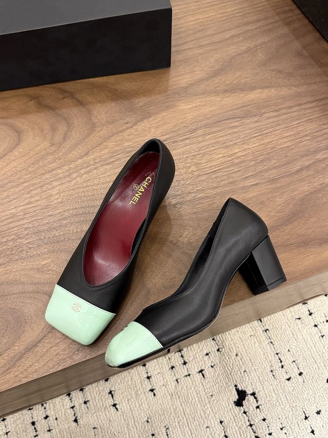 CC original lambskin 60mm pumps CH00521