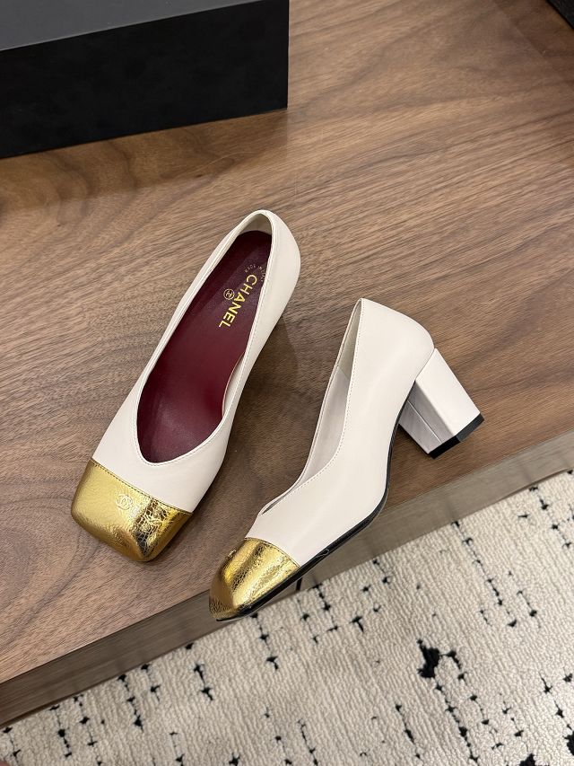 CC original lambskin 60mm pumps CH00521