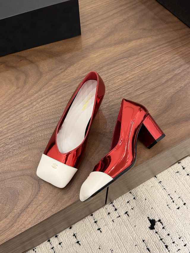 CC original lambskin 60mm pumps CH00521