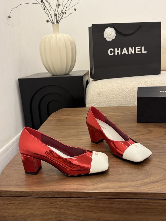 CC original lambskin 60mm pumps CH00521