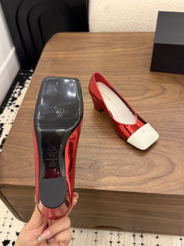 CC original lambskin 60mm pumps CH00521