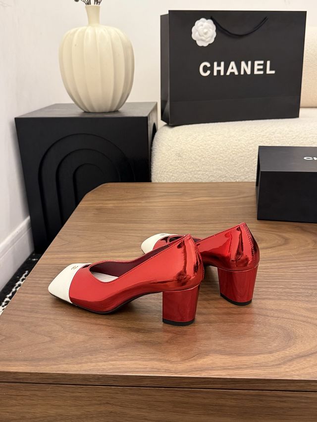 CC original lambskin 60mm pumps CH00521