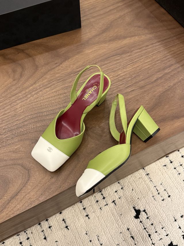 CC original lambskin 60mm slingbacks CH00520