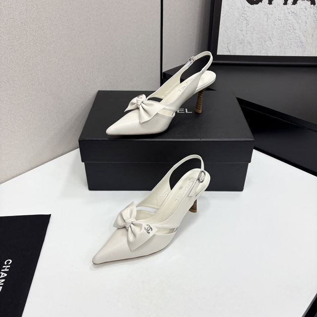 CC original lambskin 65mm slingbacks CH00531