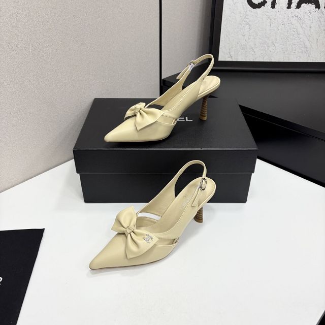 CC original lambskin 65mm slingbacks CH00531