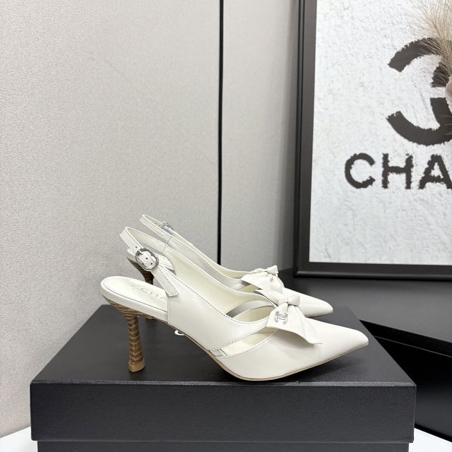 CC original lambskin 65mm slingbacks CH00531