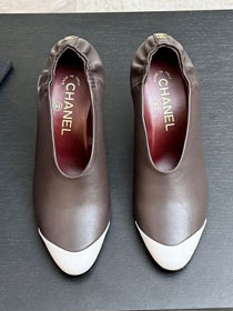 CC original lambskin 75mm pumps CH00528