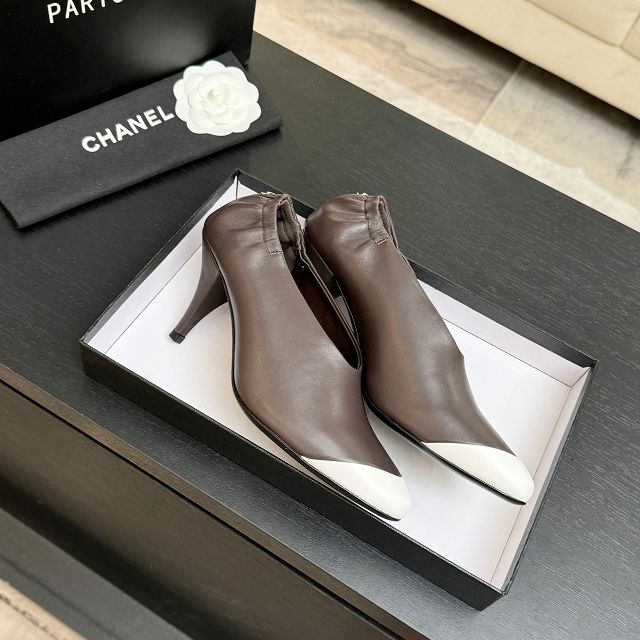 CC original lambskin 75mm pumps CH00528