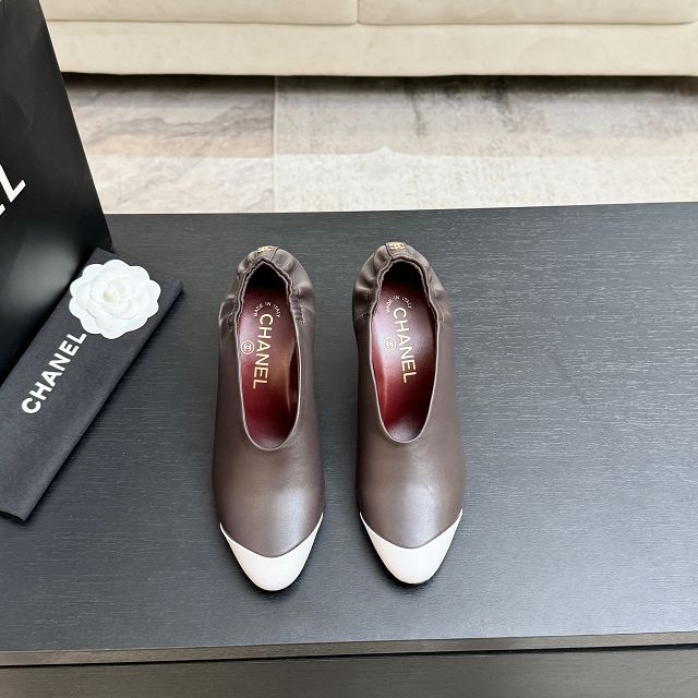 CC original lambskin 75mm pumps CH00528