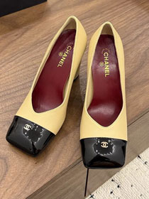 CC original lambskin 90mm pumps CH00523