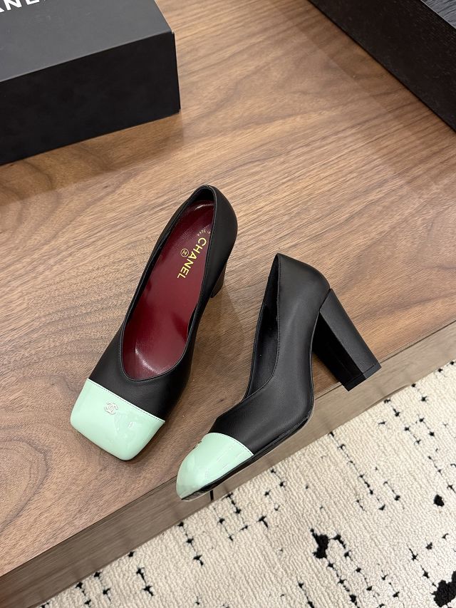 CC original lambskin 90mm pumps CH00523