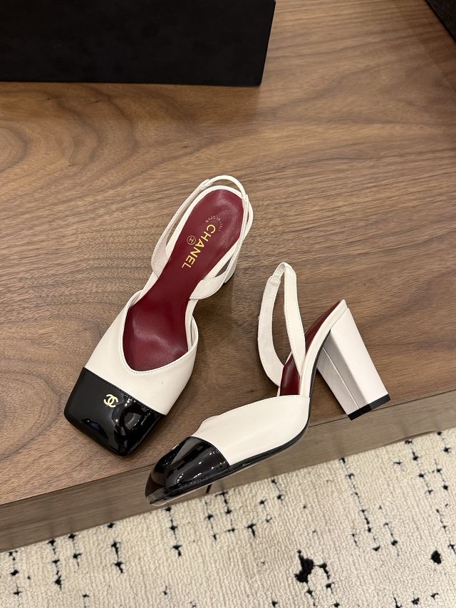 CC original lambskin 90mm slingbacks CH00522