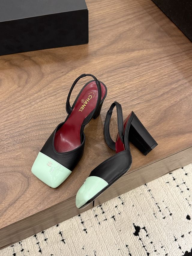 CC original lambskin 90mm slingbacks CH00522