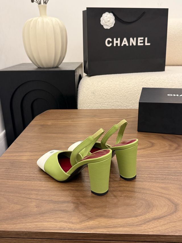 CC original lambskin 90mm slingbacks CH00522