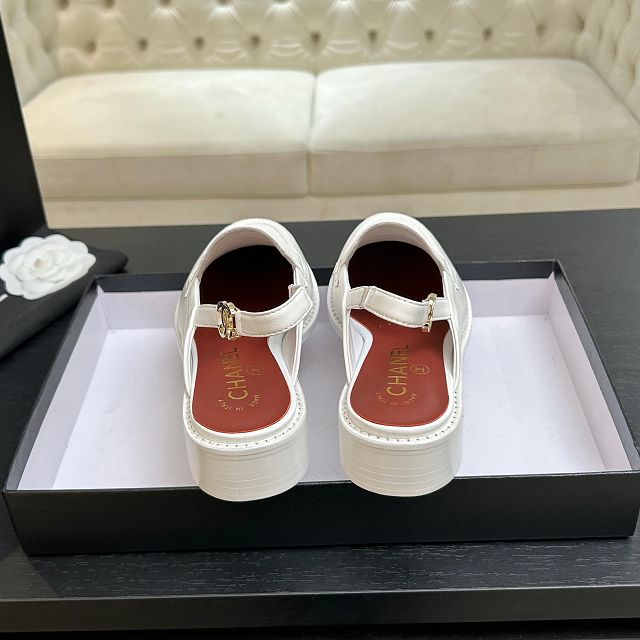 CC original lambskin slingbacks CH00526