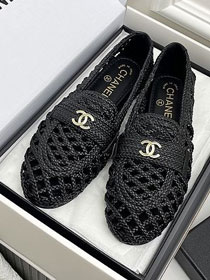 CC original raffia loafers CH00524