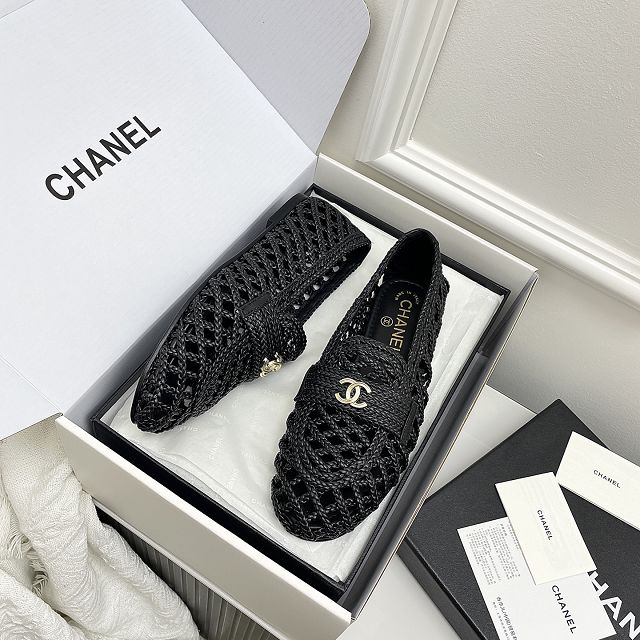 CC original raffia loafers CH00524