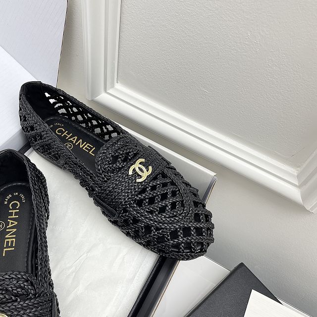 CC original raffia loafers CH00524