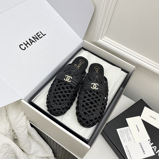 CC original raffia mules CH00525