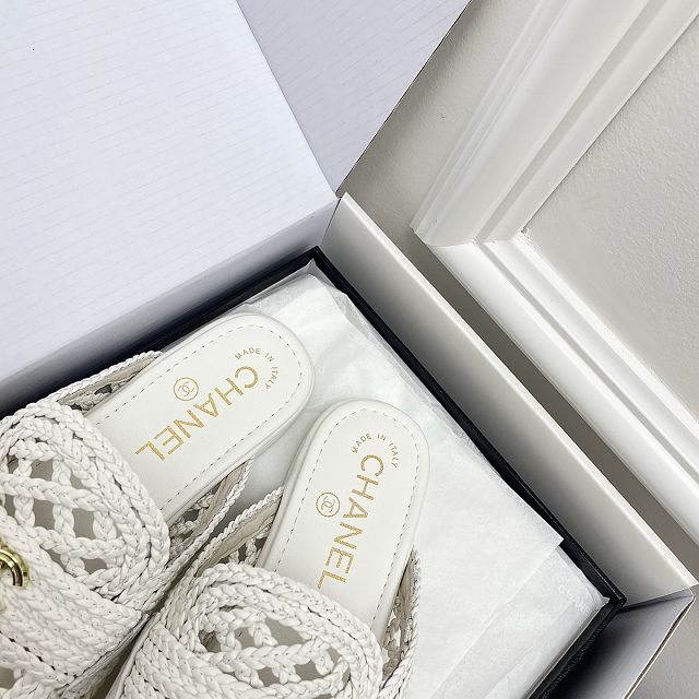 CC original raffia mules CH00525