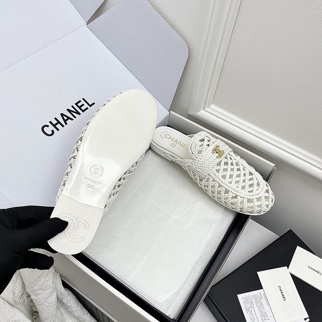 CC original raffia mules CH00525